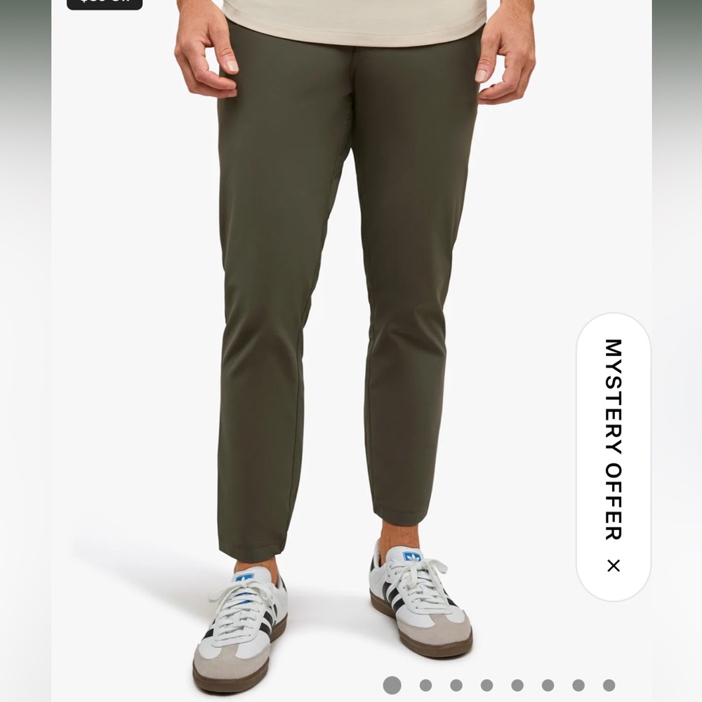 CUTS Clothing, Mens AO Jogger pants, Slim Fit, S, Dark Pine, NWOT